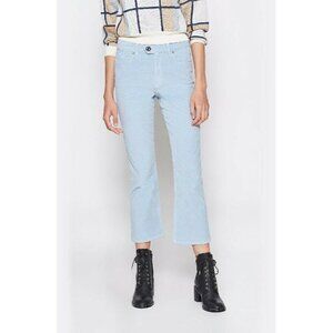 Joie Maza Cropped Corduroy Pants In Thistle Size 12 Blue